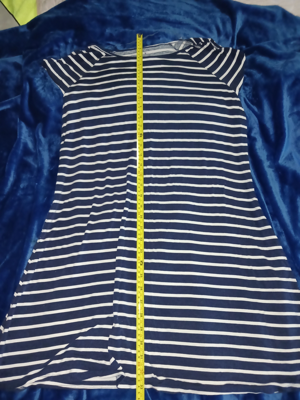 Striped Navy and White Casual Women’s Dress